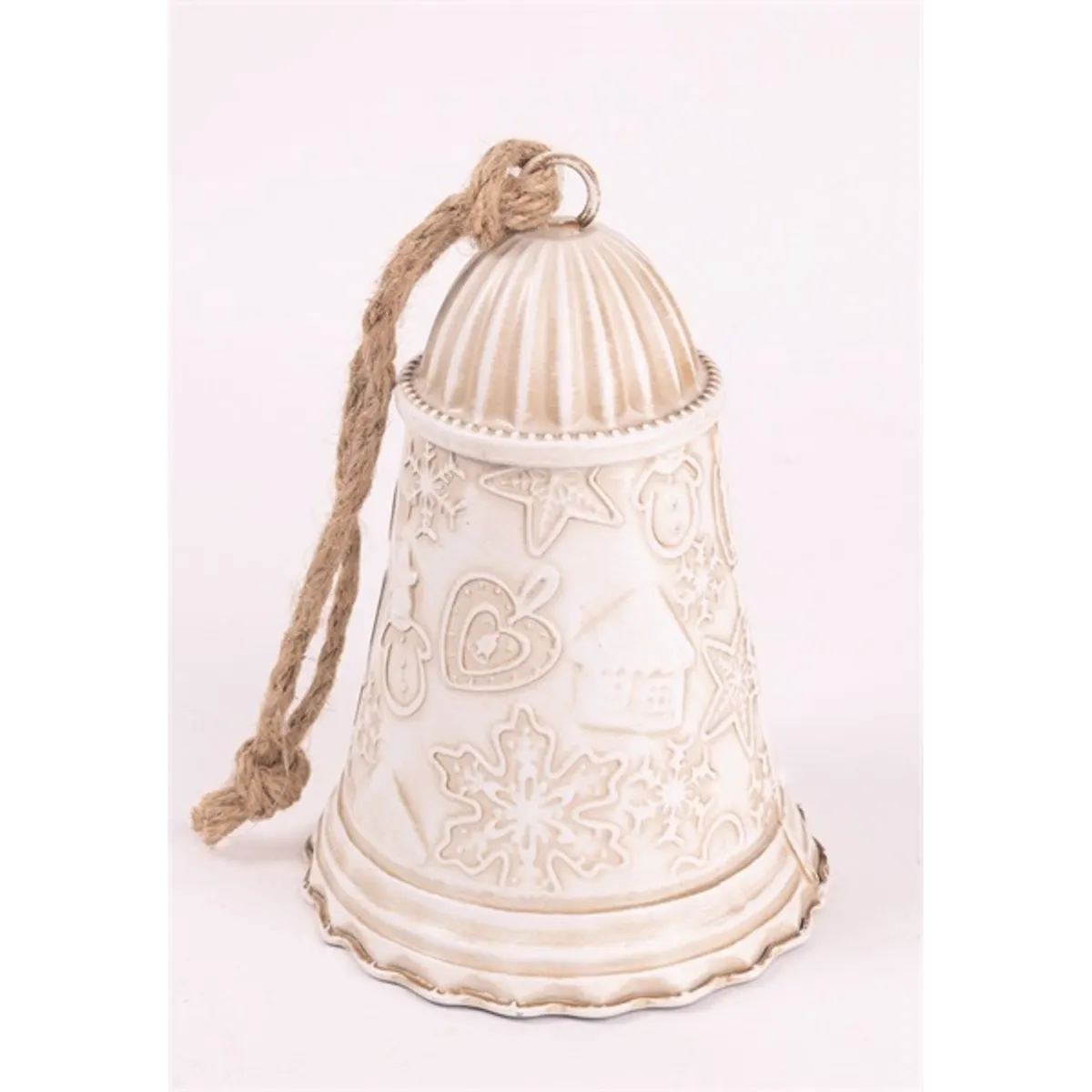 IRIS bádog kolomp mézeskalács fehér 13 x 22 cm #1