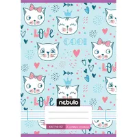 Nebulo Cuki minták A5 2. osztályos 16-32 tűzött vonalas füzet #2