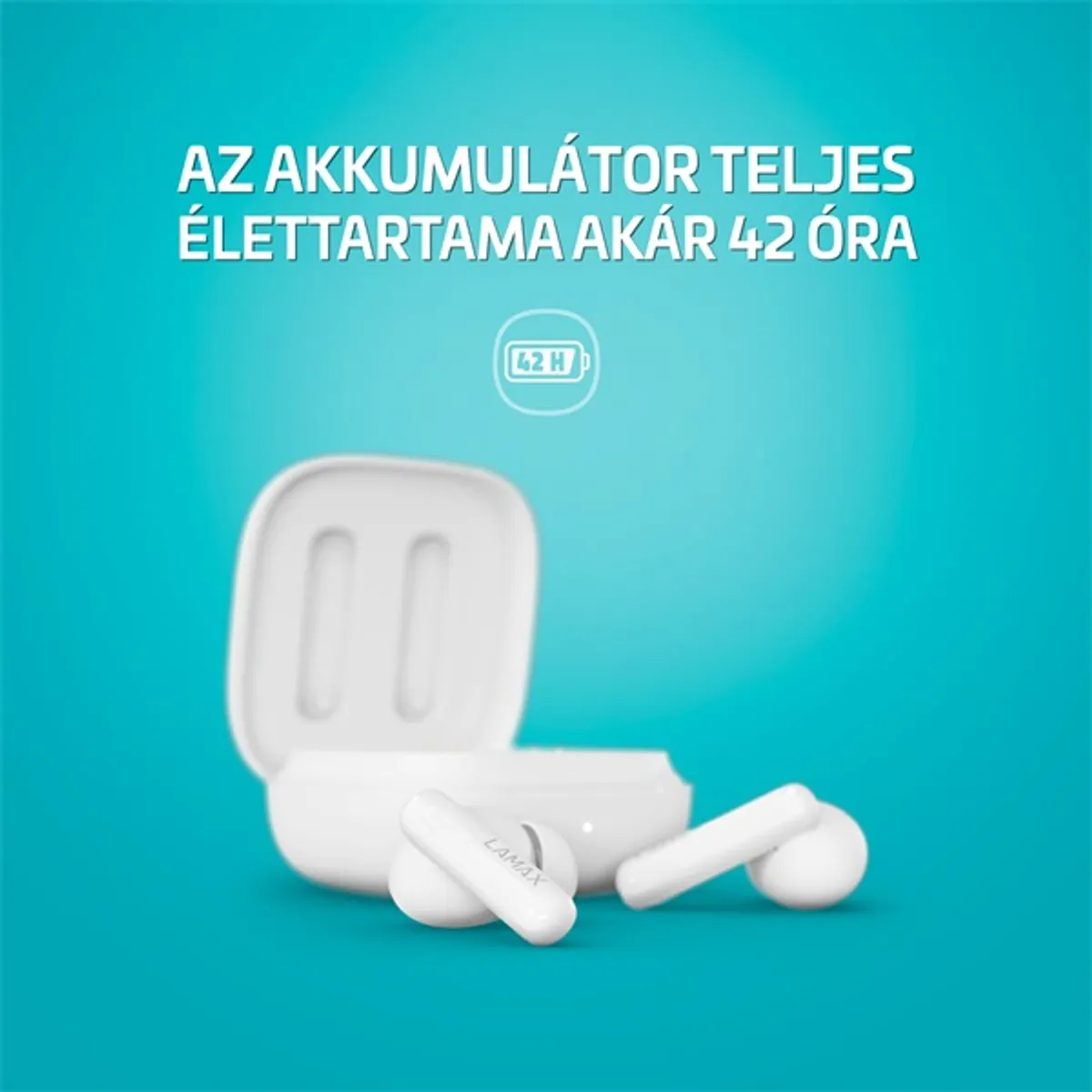 LAMAX Clips1 Plus True Wireless Bluetooth fehér fülhallgató #5