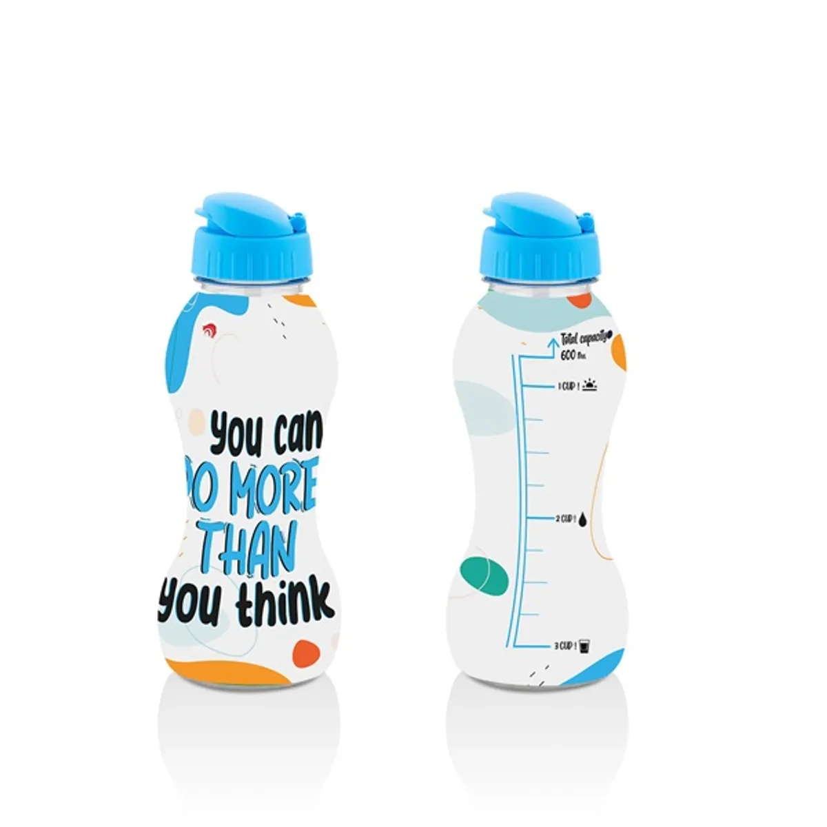 IRIS L-00682 Sports kulacs 600ml, kék vagy rószaszín #2