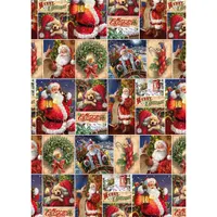 IRIS Karácsonyi tekercses csomagolópapír,  200x70cm, különböző mintákkal, 60g/m2 #4