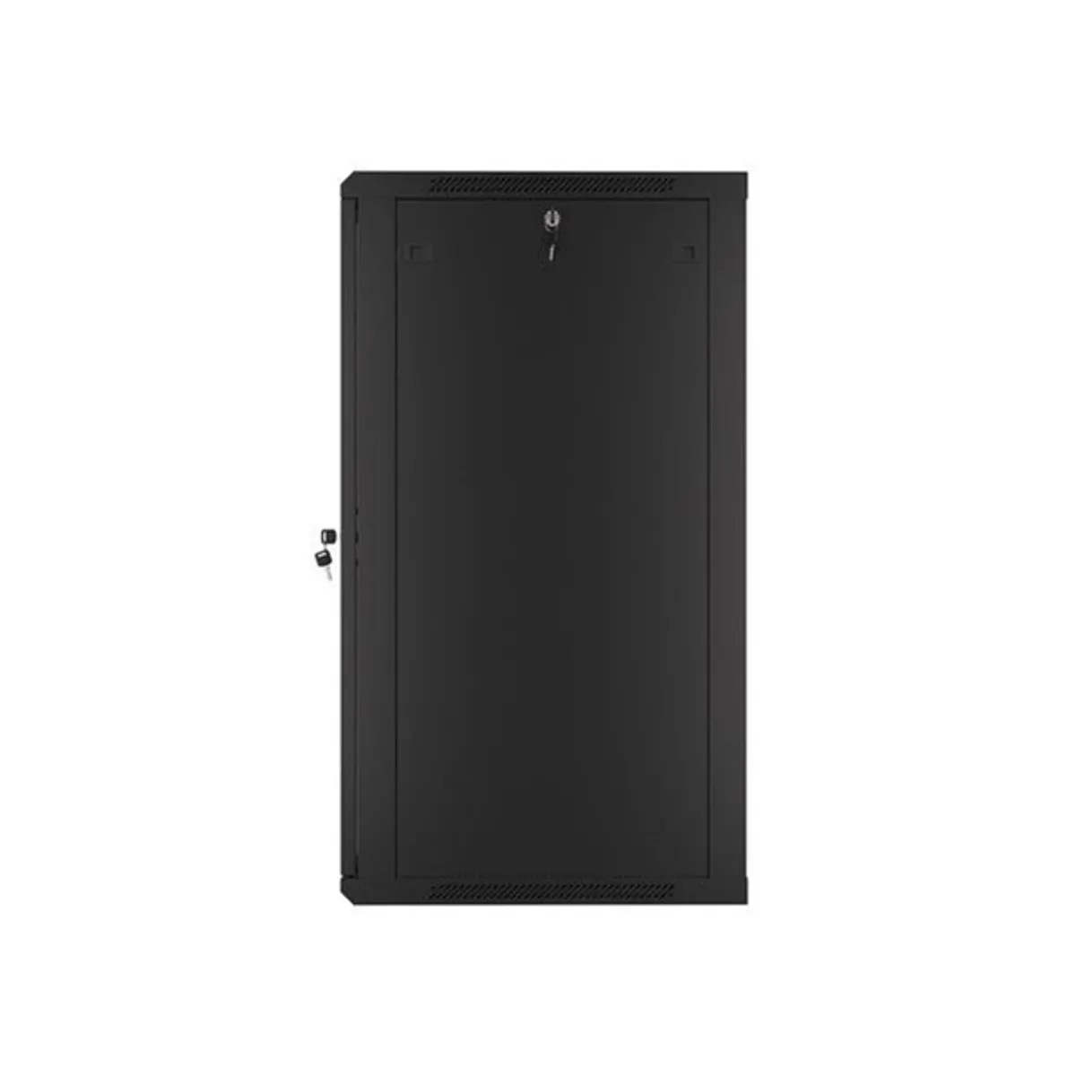 Lanberg WF01-6622-10B 19" 22U SZÉL:600mm MÉLY:600mm MAG:1085mm lapraszerelt üvegajtós fekete fali rack szekrény #7