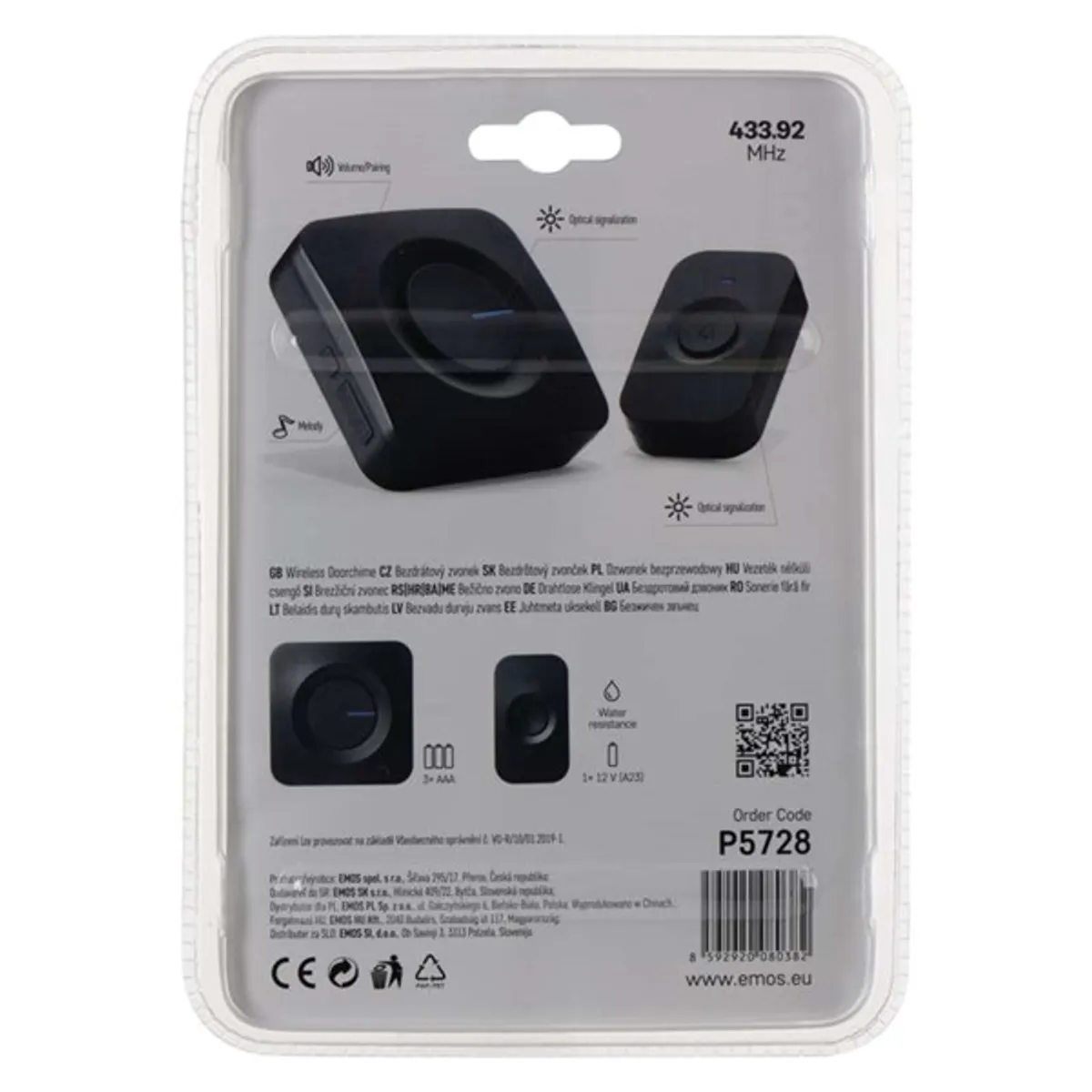 Emos P5728 vezeték nélküli csengő #5