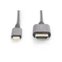 DIGITUS DA-70821 USB C - HDMI A 1,8m szürke video átalakító kábel #3