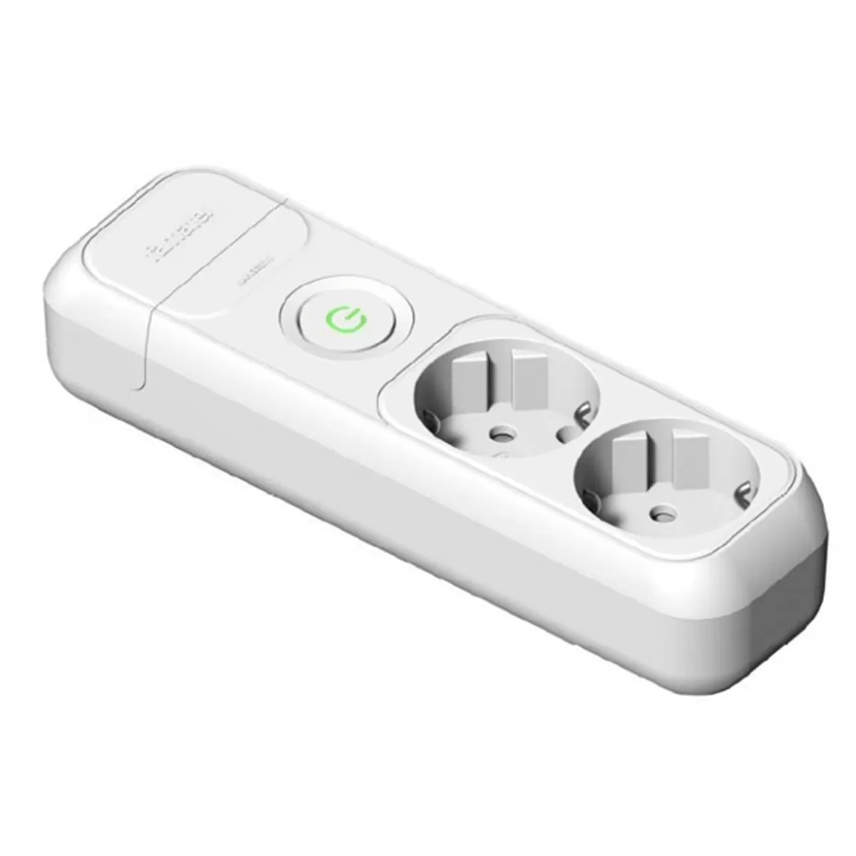 FAMATEL 2532 16A-250V dupla kapcsolóval földelt szerelhető elosztó #1