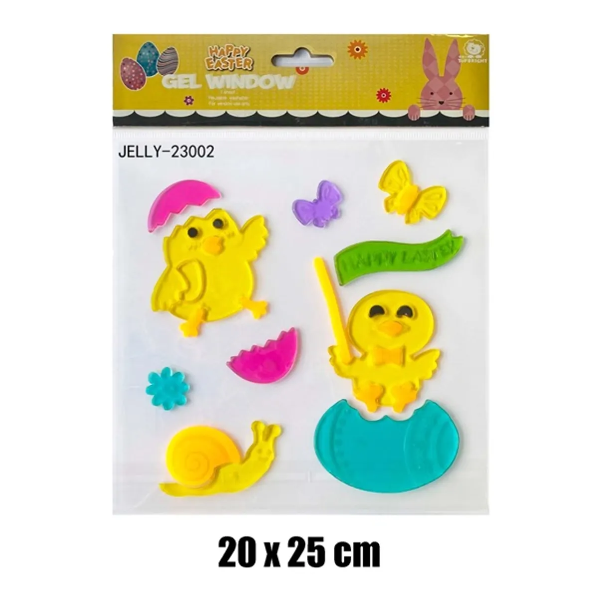 IRIS ablakzselé sárga csibék 20 x 25cm #1