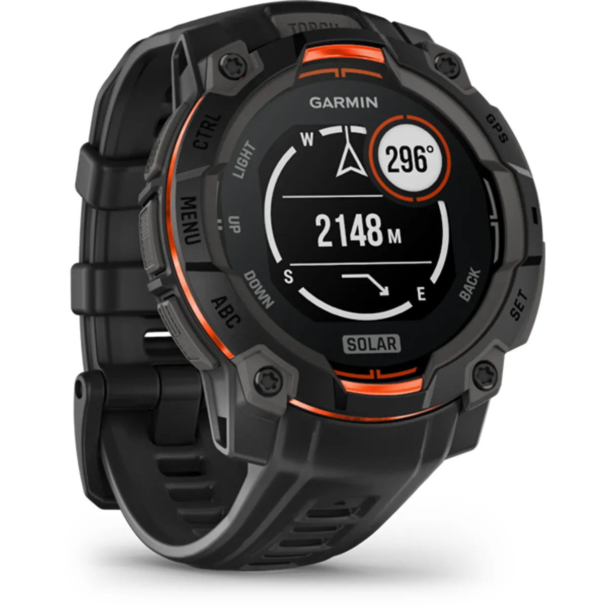 Garmin Instinct 3 45mm Solar fekete okosóra #3