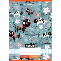 Nebulo Cuki minták II A5 27-32 tűzött kockás füzet #2