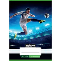 Nebulo Vagány minták II.  A5 4. osztályos 21-32 tűzött vonalas füzet #2