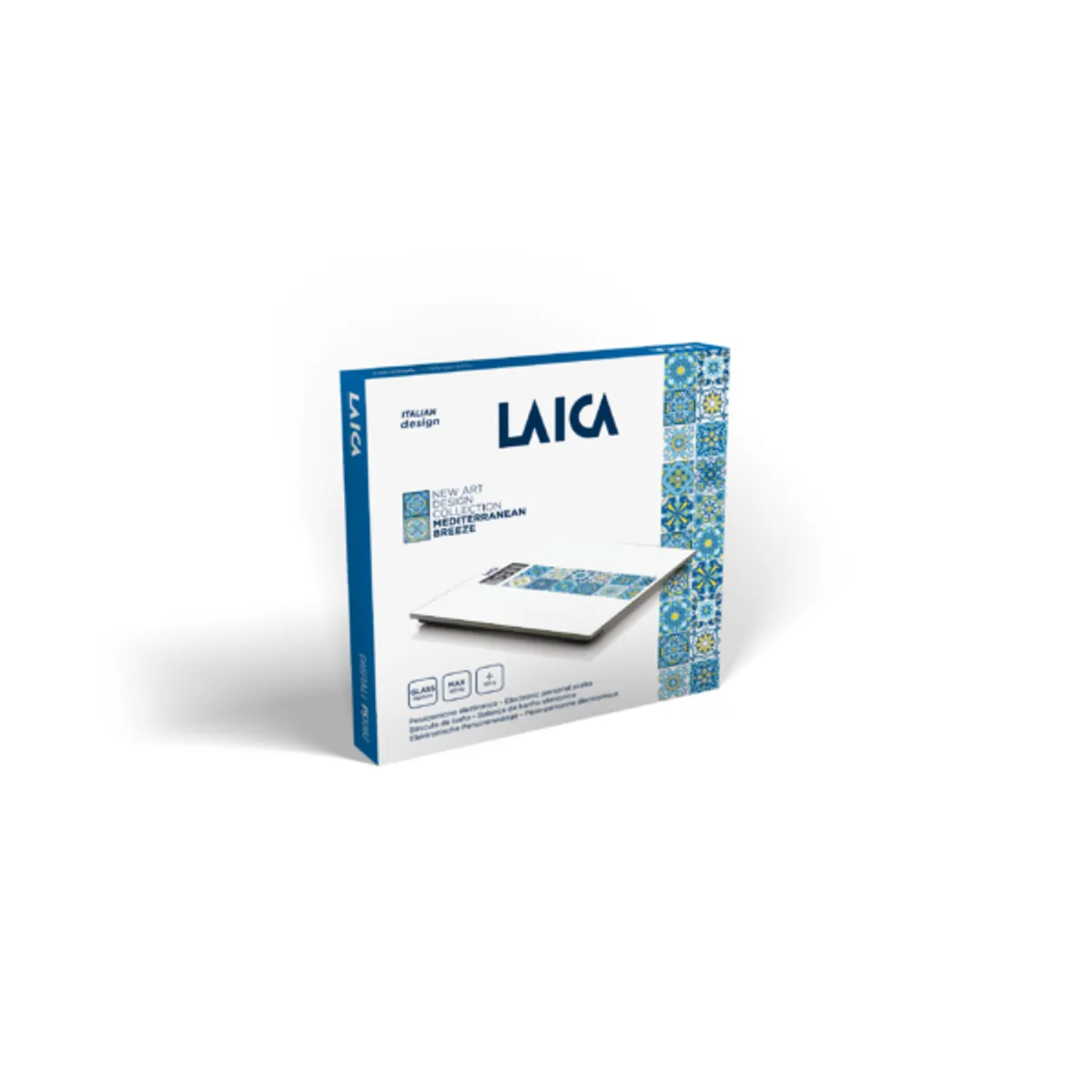 LAICA PS1082B személymérleg mediterrán kék 180 kg #2