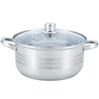 TOO KT-219 8,5 L-es fazék/lábas fedővel, 28cm-es konyhai rozsdamentes edény