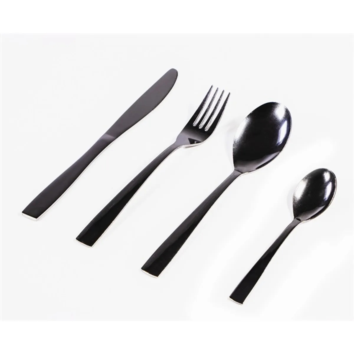 IRIS KT-559 Cube 16 db-os ezüst evőeszköz készlet #1