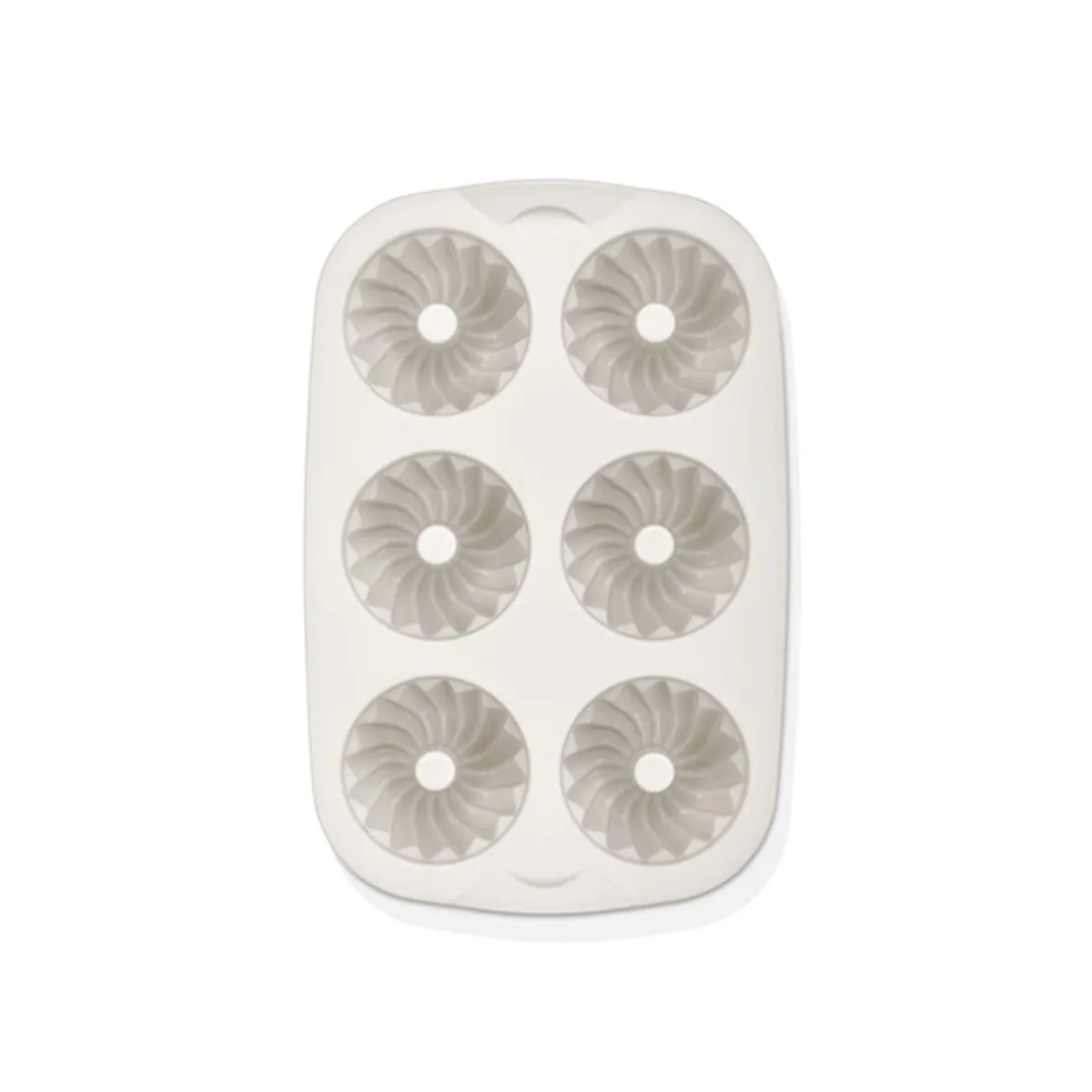 IRIS MIX szilikon muffin sütőforma 6 darabhoz, szürke, fekete vagy piros színű SL-3207 #3