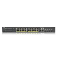 ZyXEL GS1920-24HPv2 28port GbE LAN PoE (375W) 4x GbE SFP/RJ45 Combo port L2 menedzselhető PoE switch #2