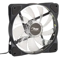 Akyga AW-12D-LED Rainbow LED 120mm ház hűtőventilátor #1