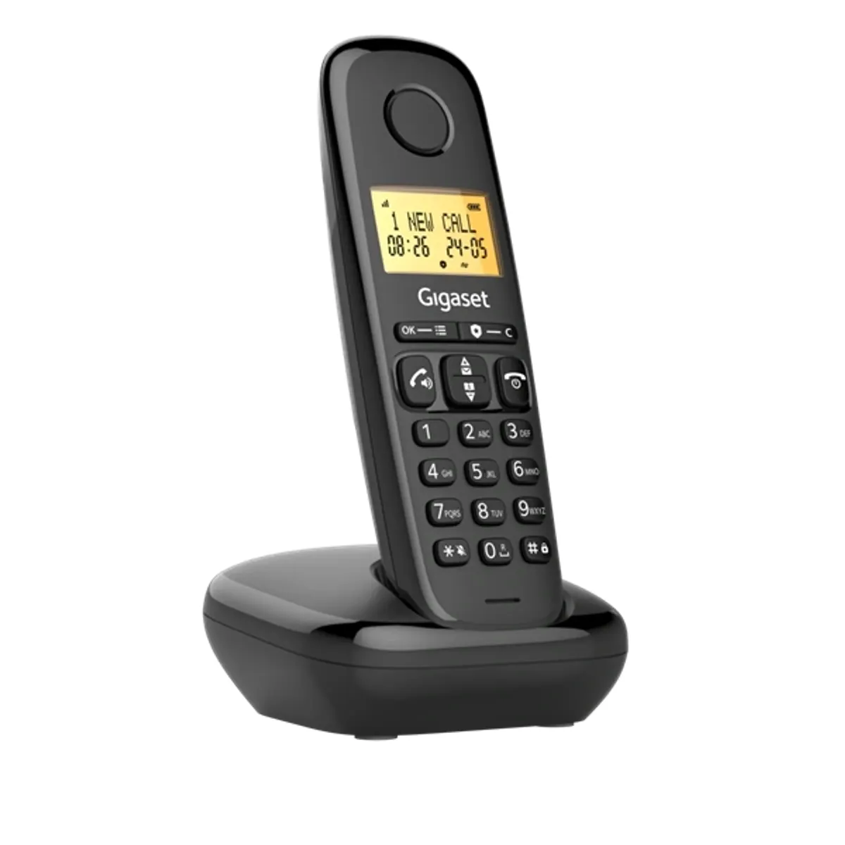 Gigaset Basic 100 fekete dect telefon #2