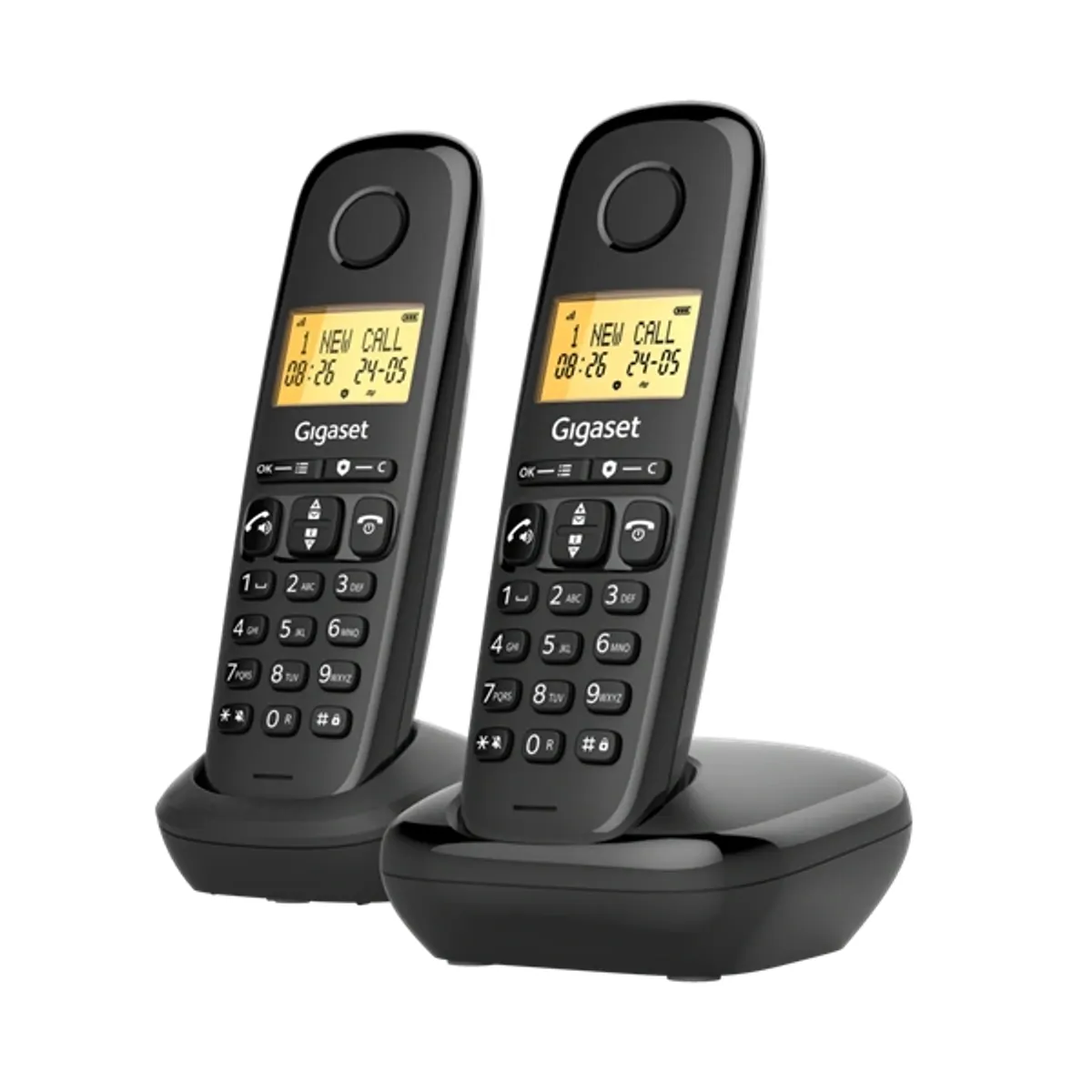 Gigaset Basic 100 DUO fekete dect telefon #3