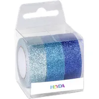 Heyda Blue 3 db glitteres ragasztószalag #2