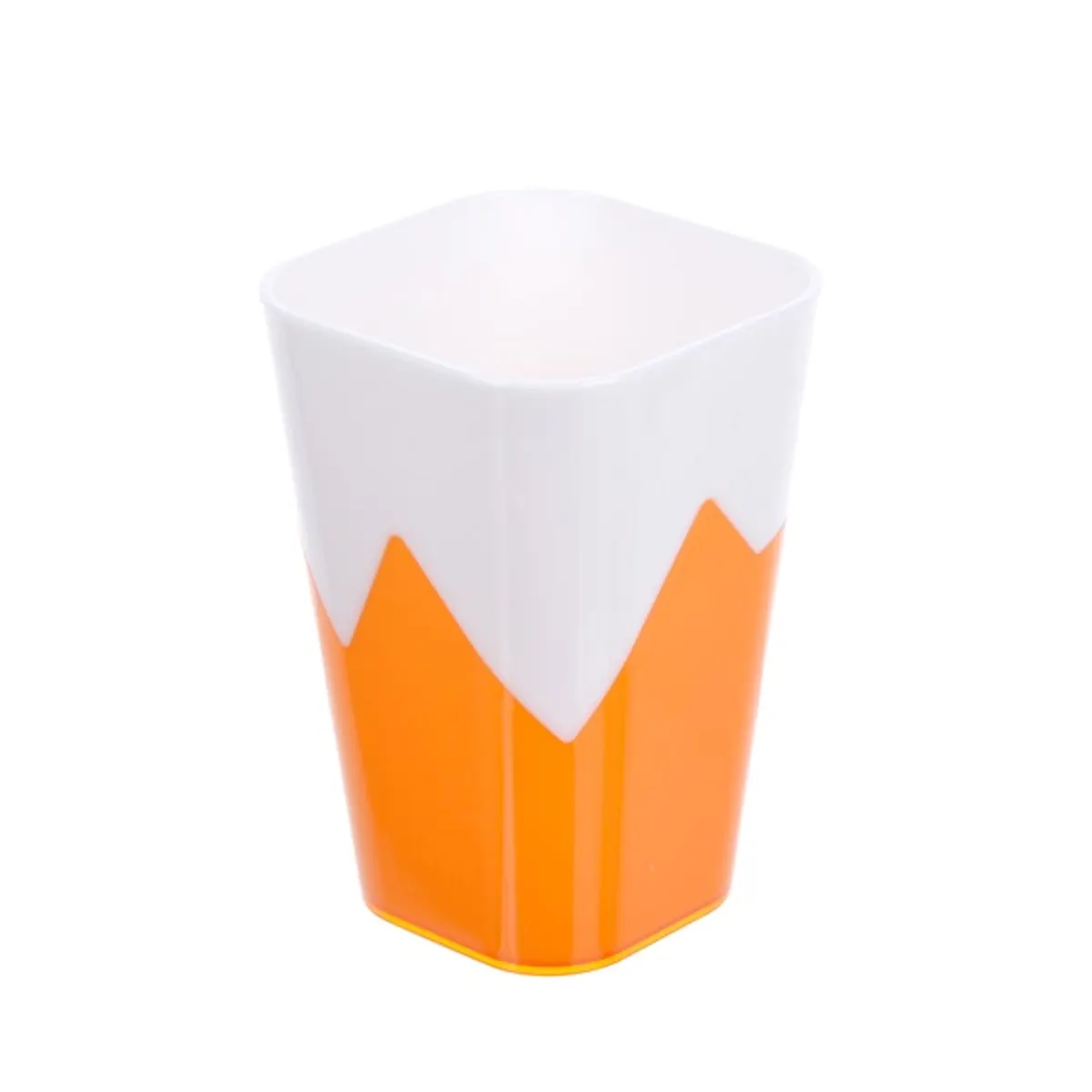 TOO KT-148-O 600ml-es duplafalú, négyzetes műanyag pohár #1