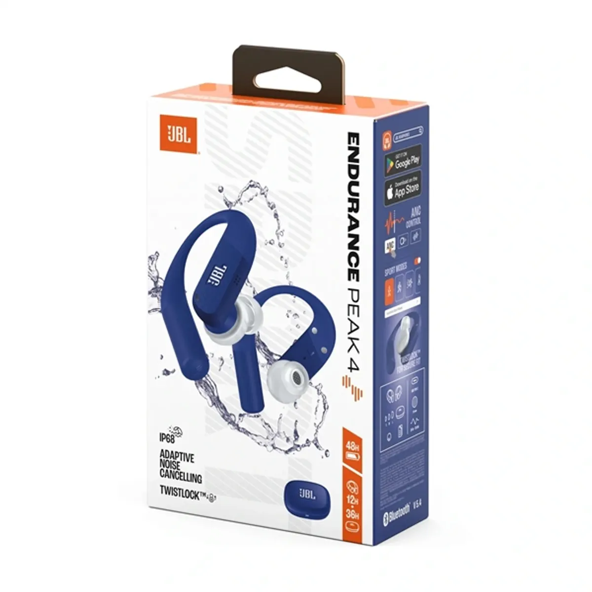 JBL Endurance PEAK 4 True Wireless Bluetooth kék sport fülhallgató #8