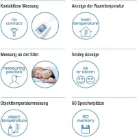 Beurer FT90 érintés nélküli lázmérő #3