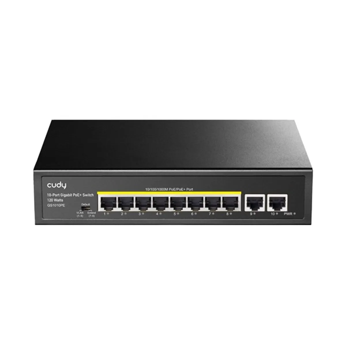CUDY GS1010PE 8x 10/100/1000(PoE+/PoE)+2x gigabit uplink, 120W PoE switch #1