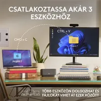 Logitech MX Anywhere 3S vezeték nélküli szürke egér #9