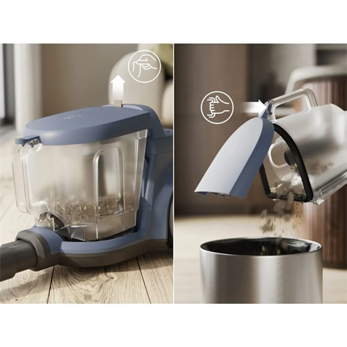 Electrolux EL31C1LDB Clean 300 porzsák nélküli porszívó #10