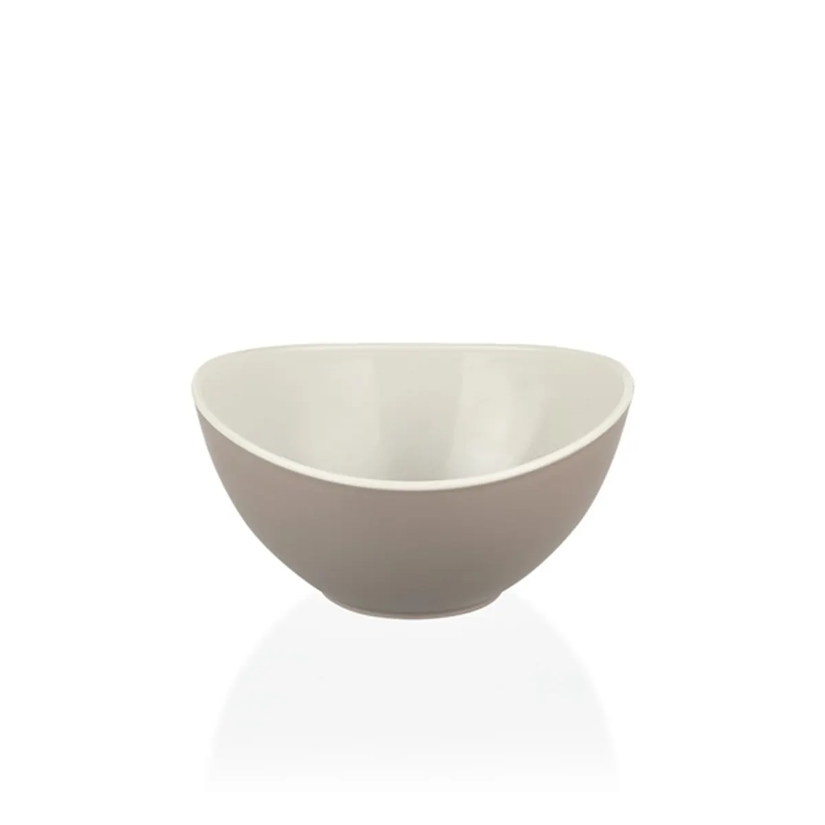 IRIS L-00468 dupla színű tál 450ml, zöld, szürke, beige #1