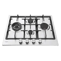 Candy CHG6D4WTX inox, beépíthető, gáz, főzőzóna:4, főzőlap #2