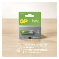 GP B0161M Super AA 12db + AAA 12db akáli elem + ventilátor #5