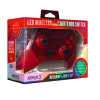 Armor3 M07467-RL NuChamp Nintendo Switch vezeték nélküli LED piros kontroller #6