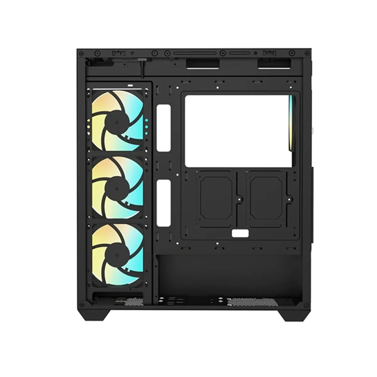 RAIDMAX i800 Chrome fekete (táp nélküli) ablakos ATX ház #9