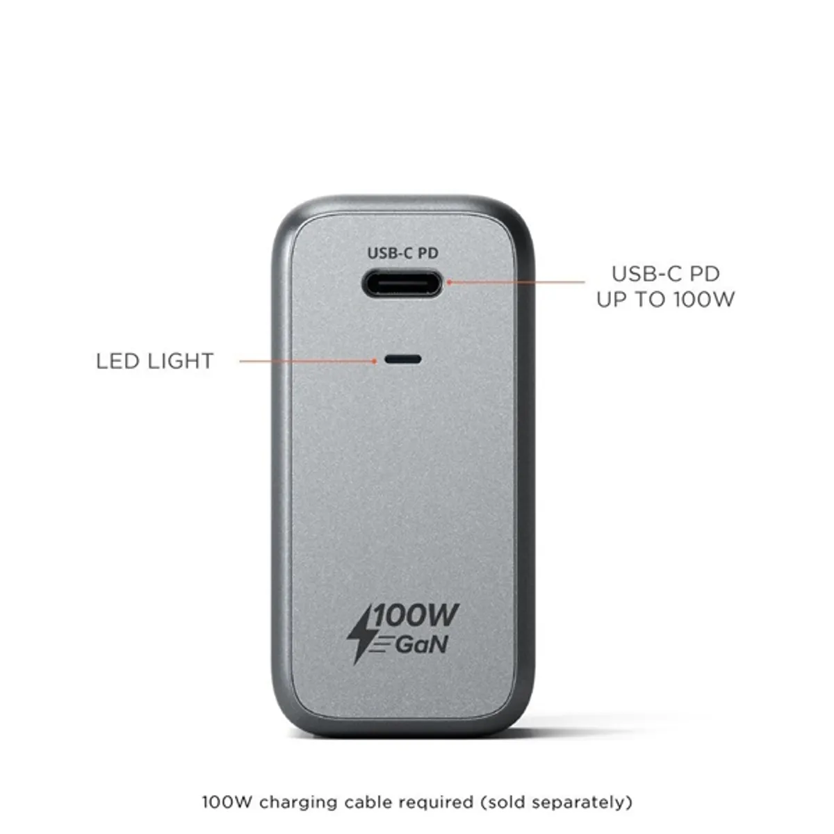 Satechi ST-UC100WSM-EU 100W Type-C PD asztroszürke hálózati töltő #4