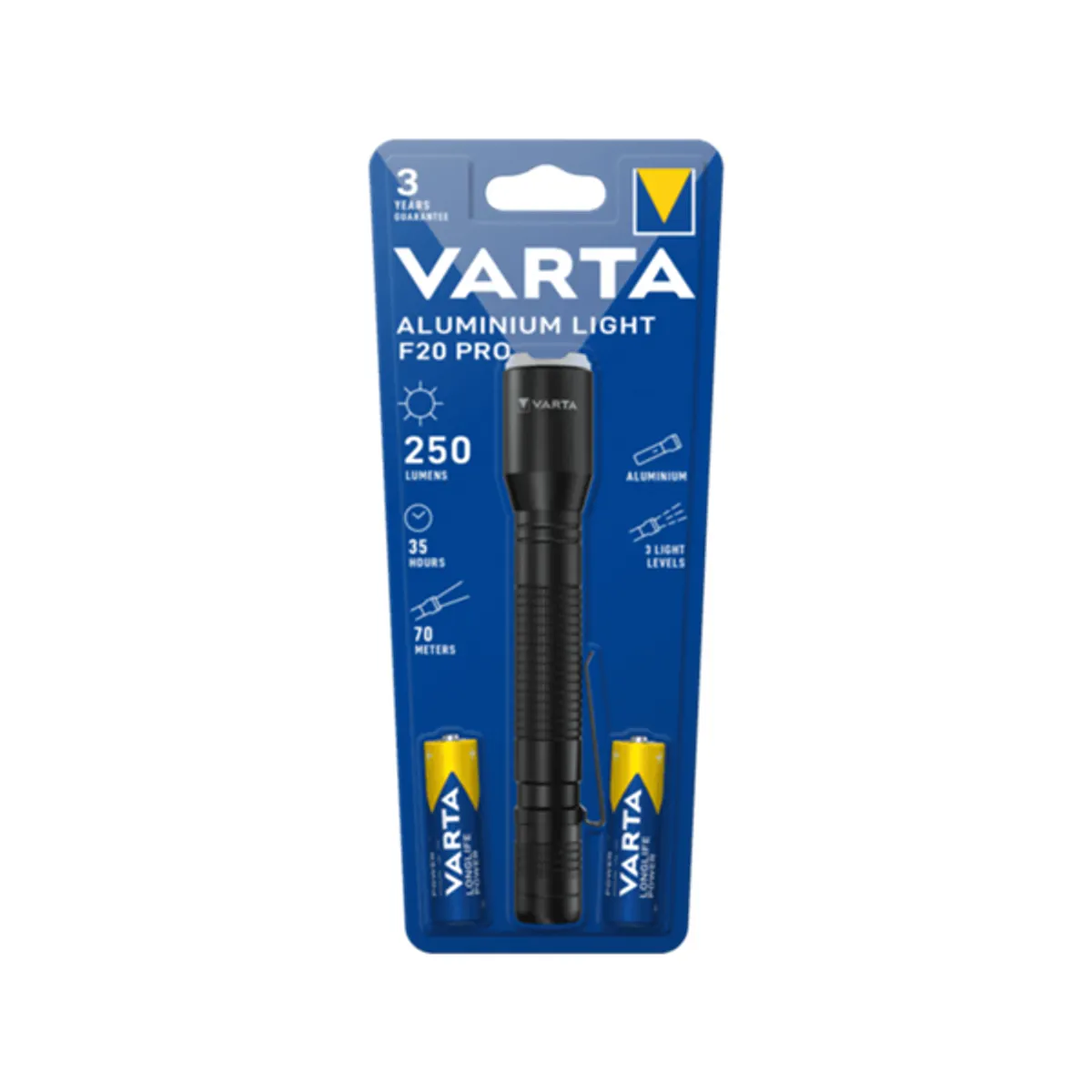 Varta ALUMINIUM LIGHT F20  PRO elemlámpa #2