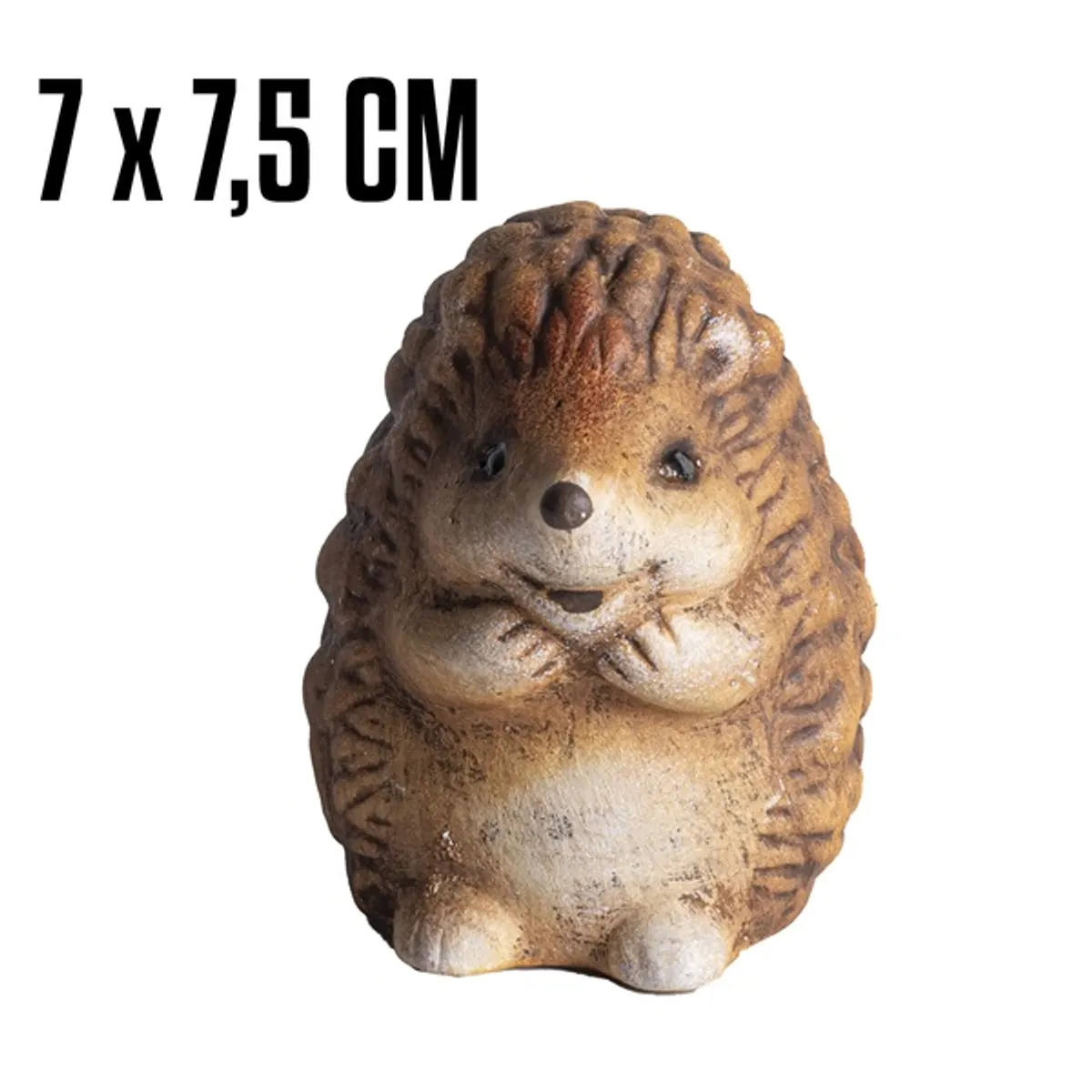 IRIS kerámia süni barna 7 x 7,5cm #1