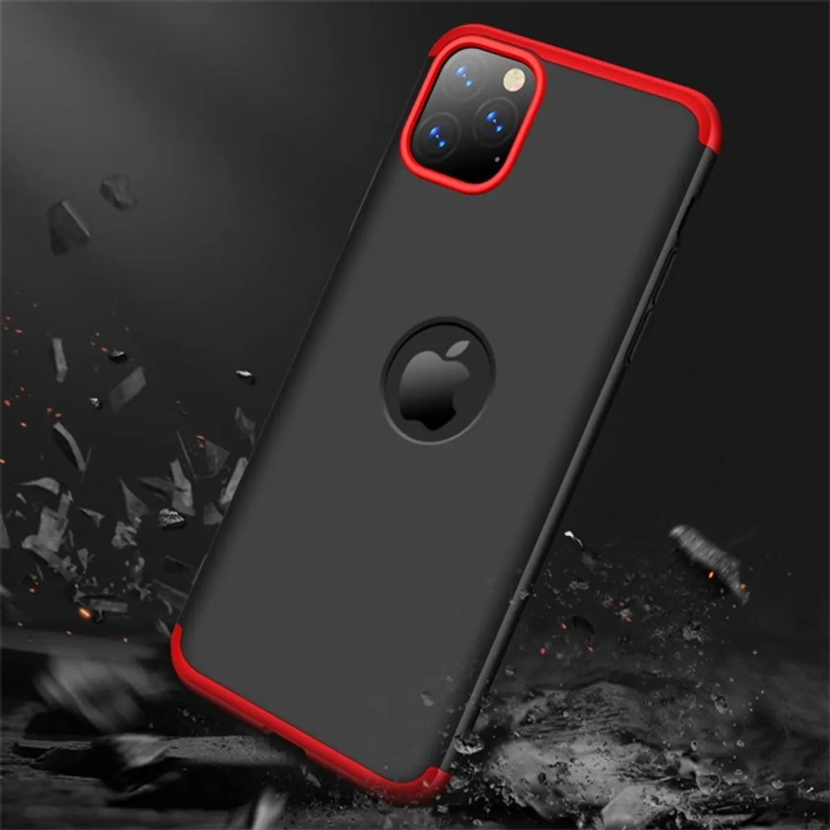 GKK GK0540 360 Full Protection 3in1 iPhone 11 Pro fekete/piros hátlap #5