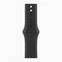 Apple Watch S11 GPS-es (42mm) kozmoszfekete alumínium tok, fekete S/M sportszíjas okosóra #3