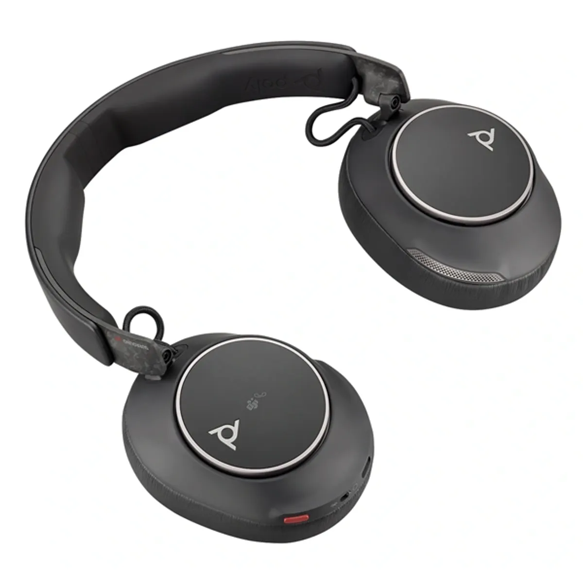 HP Poly Voyager Surround80 fekete vezeték nélküli fejhallgató +  USB-C/A adapter #5