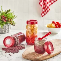 IRIS C-00422 Rainbow piros üveg tároló 660ml #2