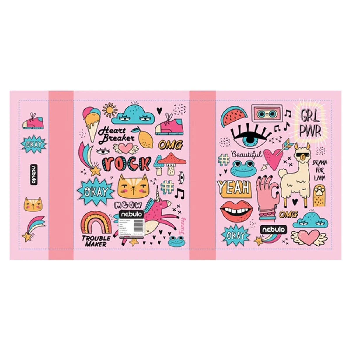 Nebulo Girl Power A5 füzetbox #1