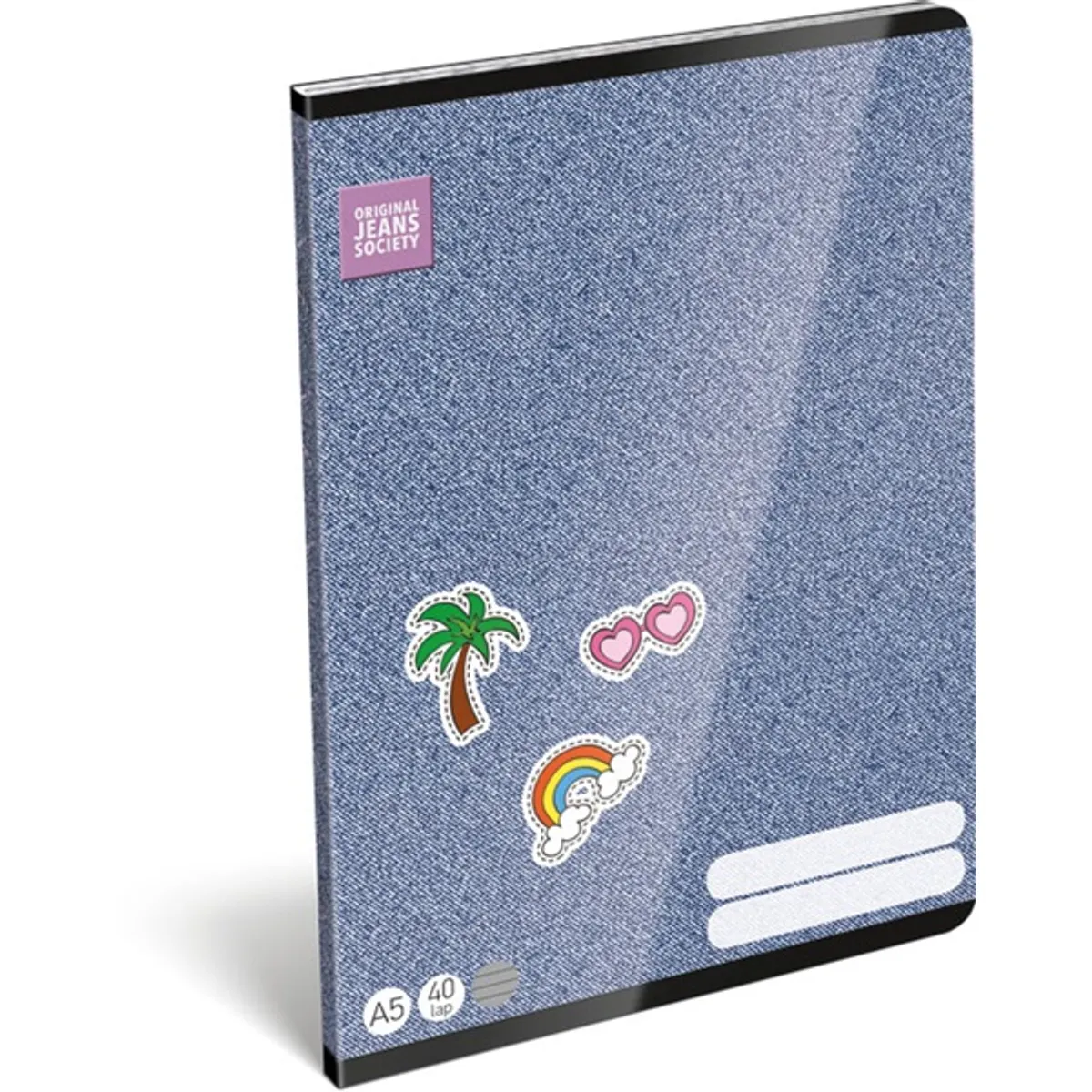 Lizzy OJS Girl 22967903 FSC A5 40 lapos tűzött vonalas füzet #1