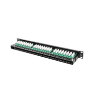 Lanberg PPU5-1048-B 19" 1U 48port Cat.5e UTP árnyékolatlan fekete patch panel #5