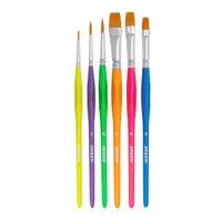 Jolly Neon 6 darabos ergonómikus fogós ecsetkészlet #5