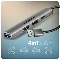 Axagon HUE-STA ALU STRIP USB-A 4 port hub #2