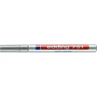 Edding 751 1-2mm ezüst lakkmarker #1