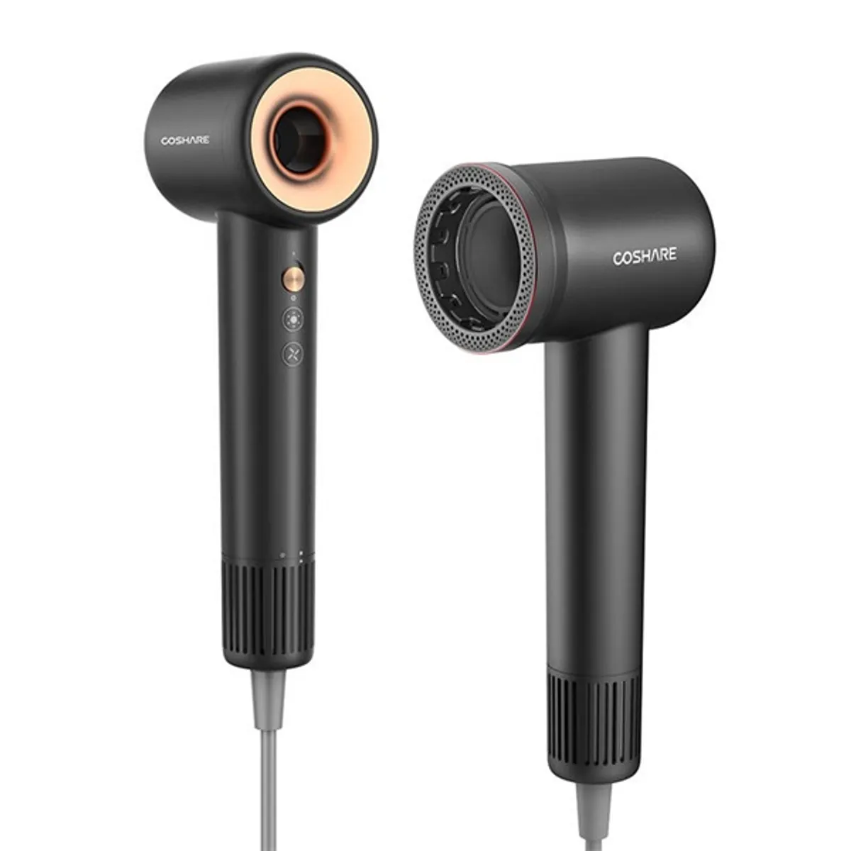 COSHARE HD10E PRO SuperFlow1 1600 W ezüst szinű hajszárító, prémium csomagolásban #4