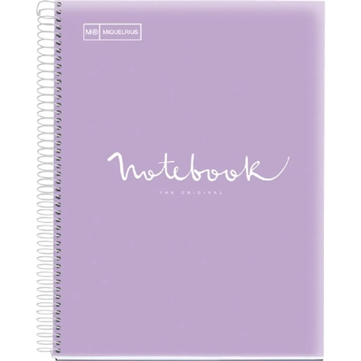 Miquelrius Emotions A4 PP 5x24 lapos levendula kockás spirálfüzet #1