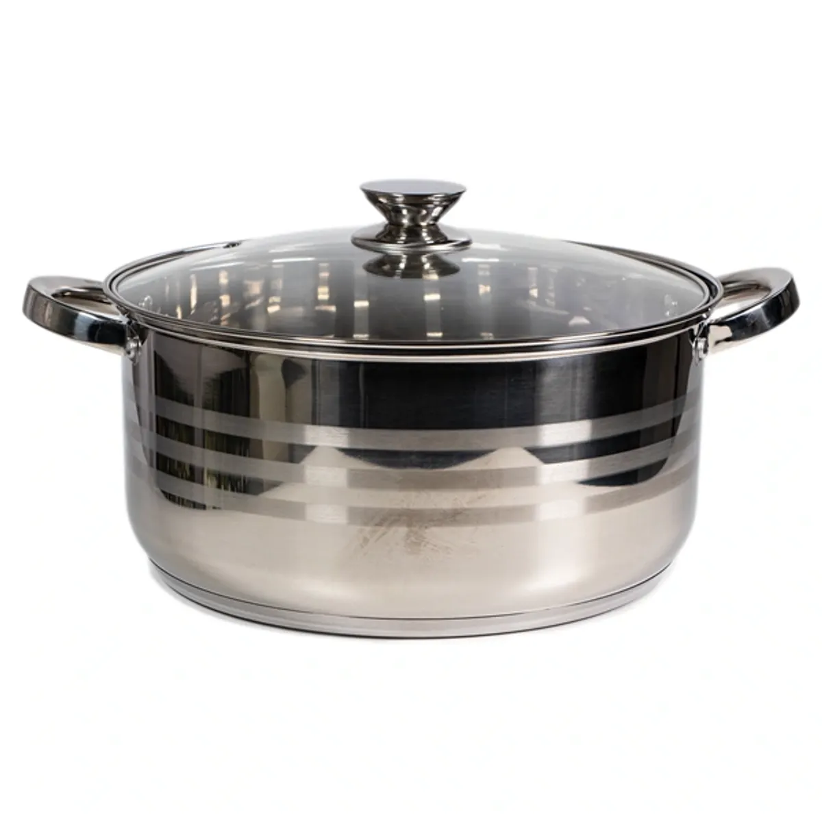 TOO LP-7170-10L prémium rozsdamentes edény 10 liter fazék/lábas+fedő 30 x 14,5cm #1