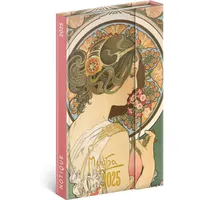 Realsystem 2026 Alphonse Mucha 5412-AM B6 mágneses zsebnaptár